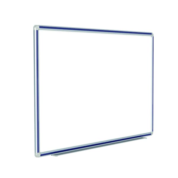 Porcelain Whiteboard, 48"x48", Navy, Porcelain, 48", 48", White